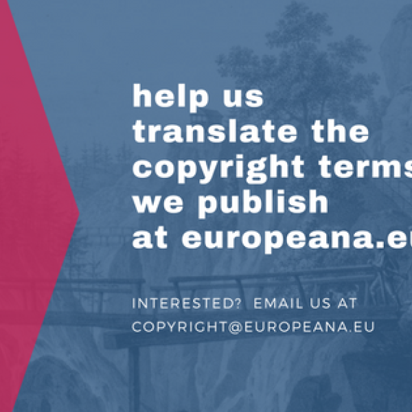 Can we achieve multilingual copyright information on Europeana?